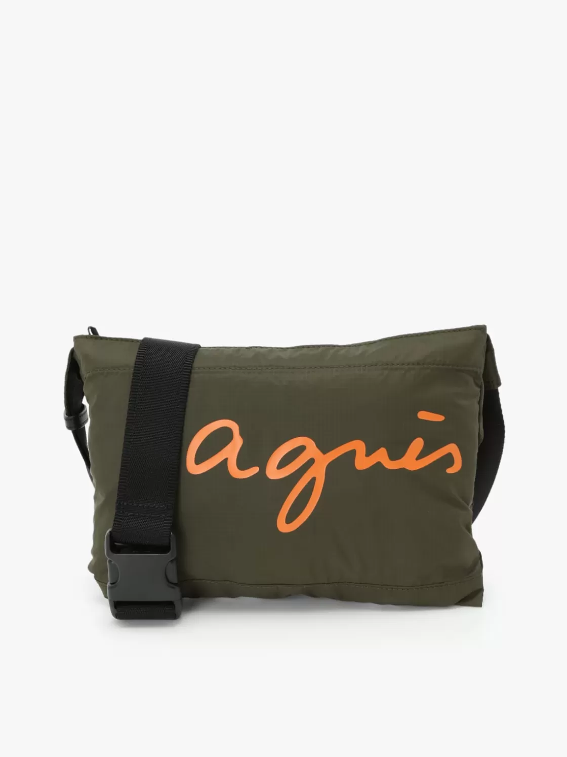 agnès b. Crossbody Bags<Green Nylon Shoulder Bag