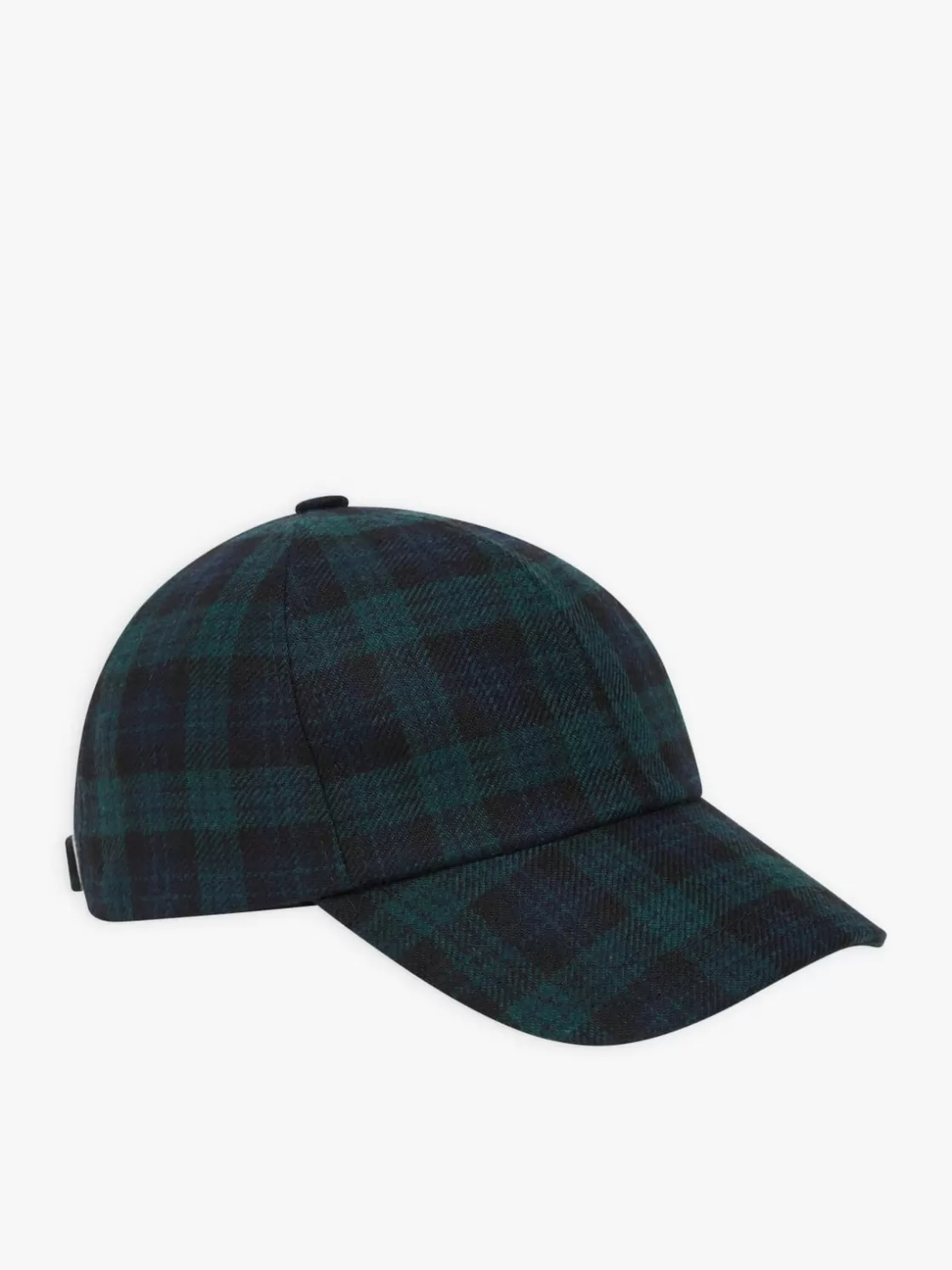 Women agnès b. Hats & Gloves | Caps & Hats<Green Wool Checked Nils Cap