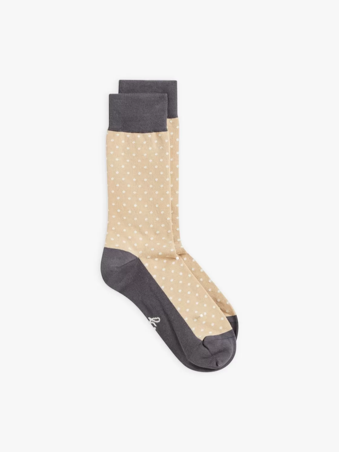 Women agnès b. Socks & Underwear | Lingerie & Socks<Grey Cotton Lary Spots Socks