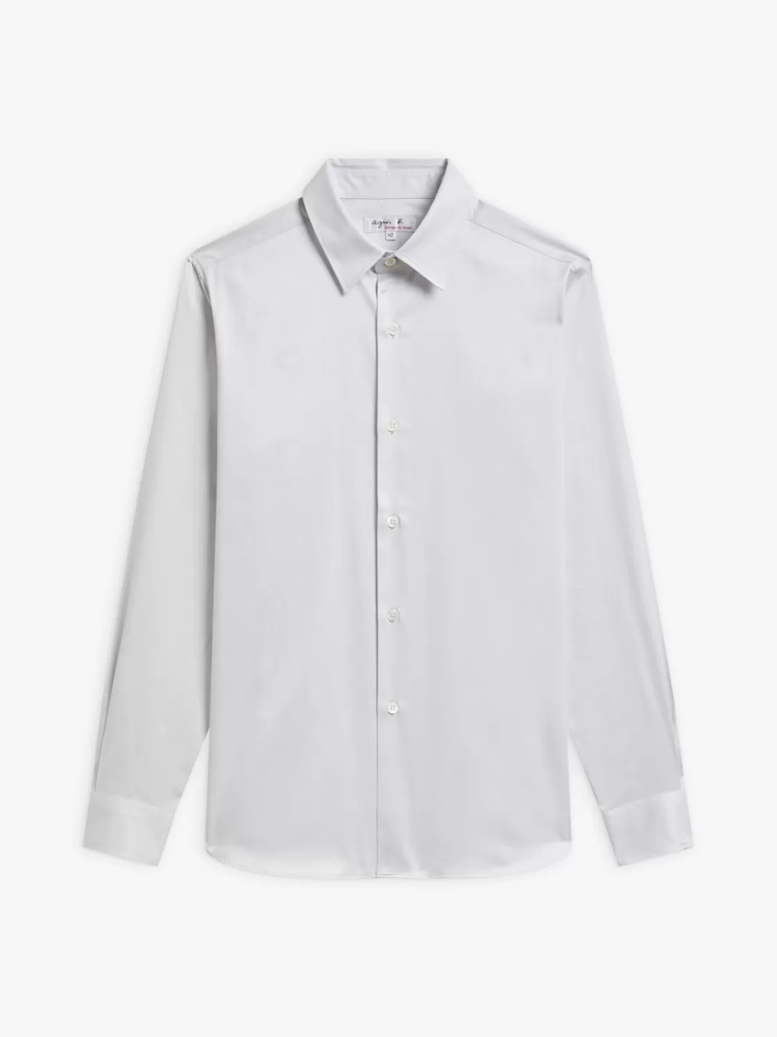 agnès b. Suits | Shirts<Grey Cotton Twill Andy Shirt