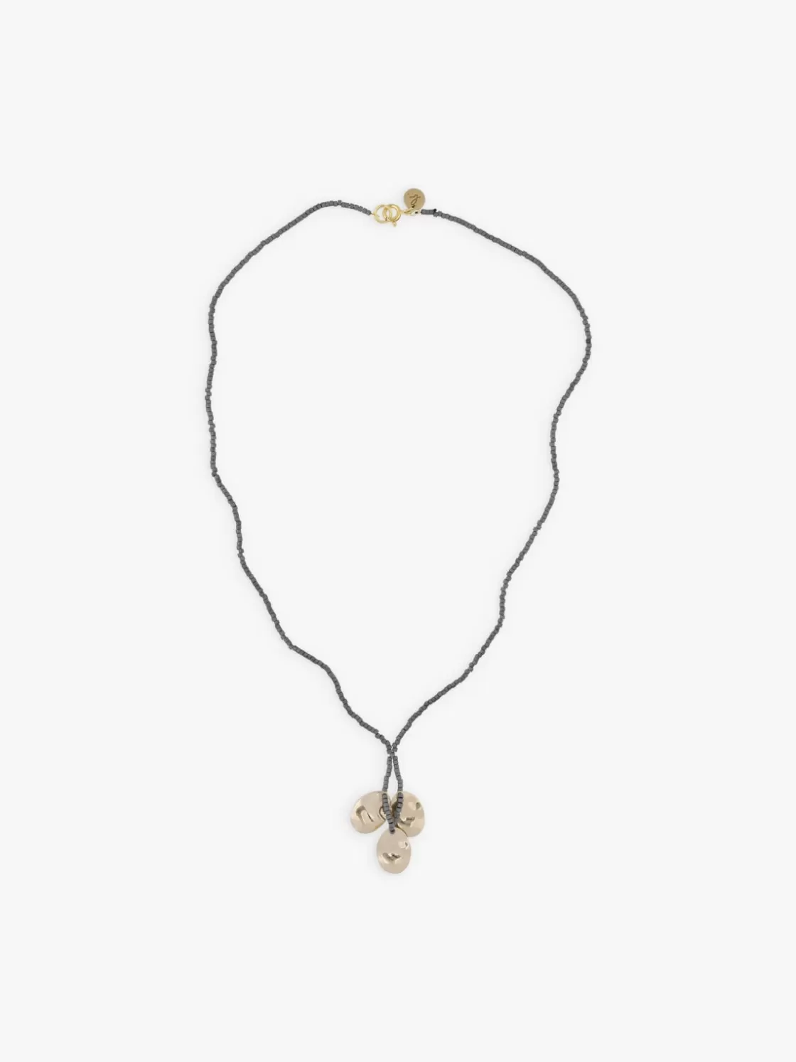 Women agnès b. Jewelry & Watches<Grey Glass Bead Ombeline Necklace