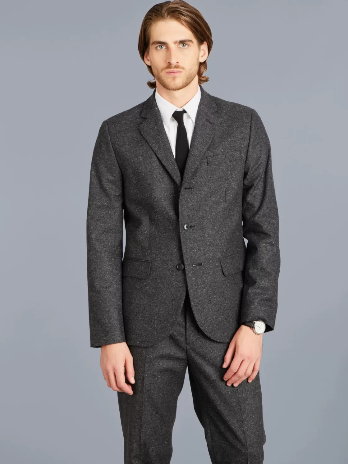 agnès b. Jackets & Coats | Suits<Grey Tweed Domino Jacket