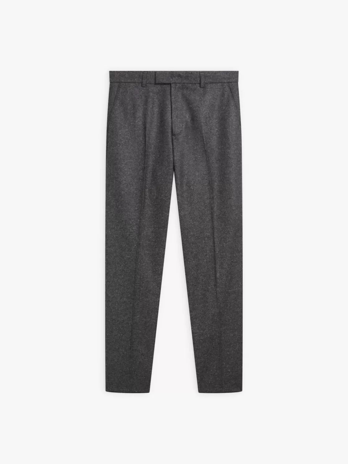 agnès b. Pants | Suits<Grey Tweed Wool Straight Leg Perfect Pants