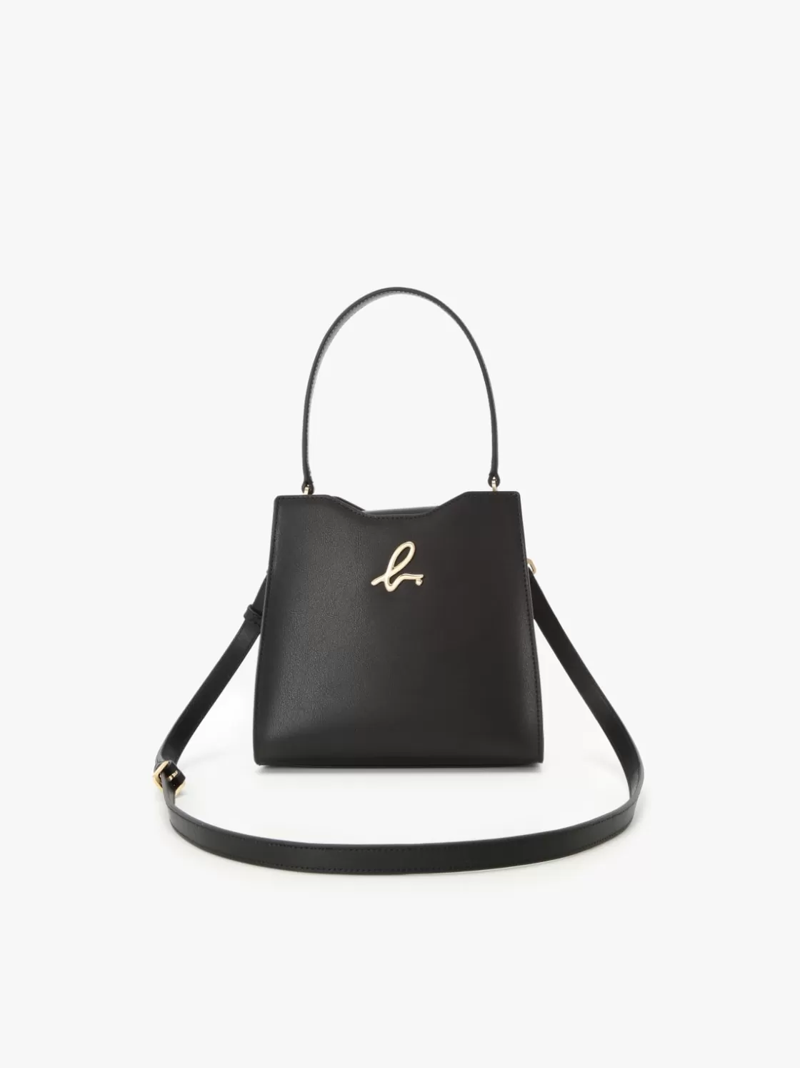 Women agnès b. Shoulder & Crossbody Bags | Large Bags & Tote Bags<Leather "b." Logo Bag