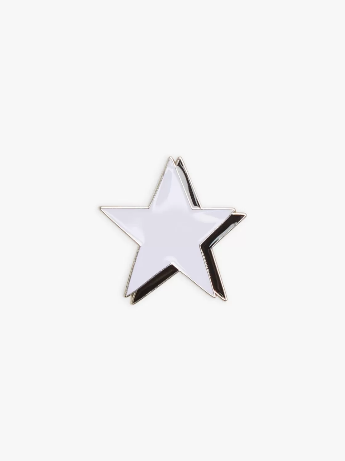 Women agnès b. Pins & Badges | Pins & Badges<Light Gray Iron Etoile (Star) Lapel Pin