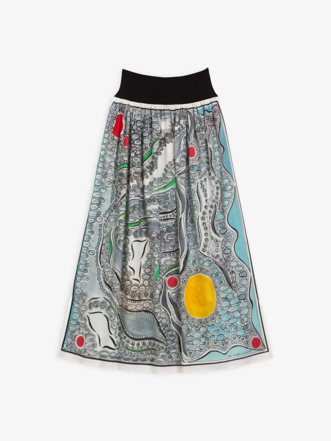 Women agnès b. Skirts & Shorts | Artist's Collection<Midi Skirt With Artist Lou Malta