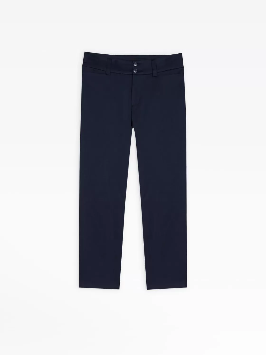 Women agnès b. Pants & Jeans | Skirts & Shorts<Navy Blue Neo Slim Capri Pants