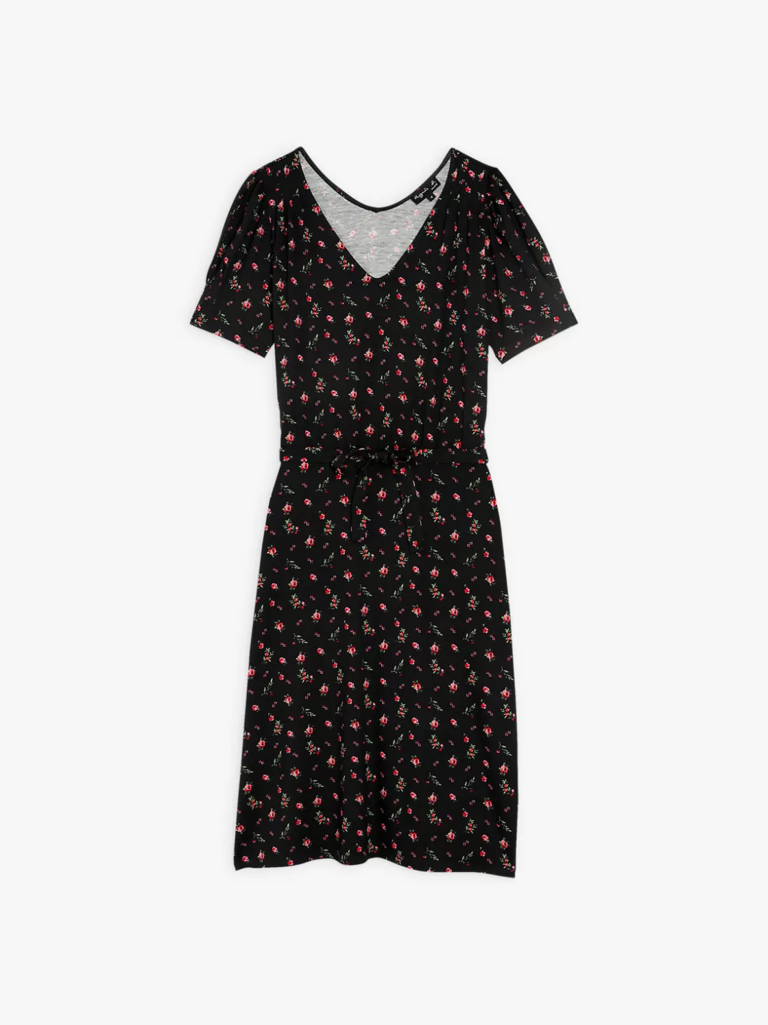 Women agnès b. Dresses<New Pommier Dress In Floral Print Jersey