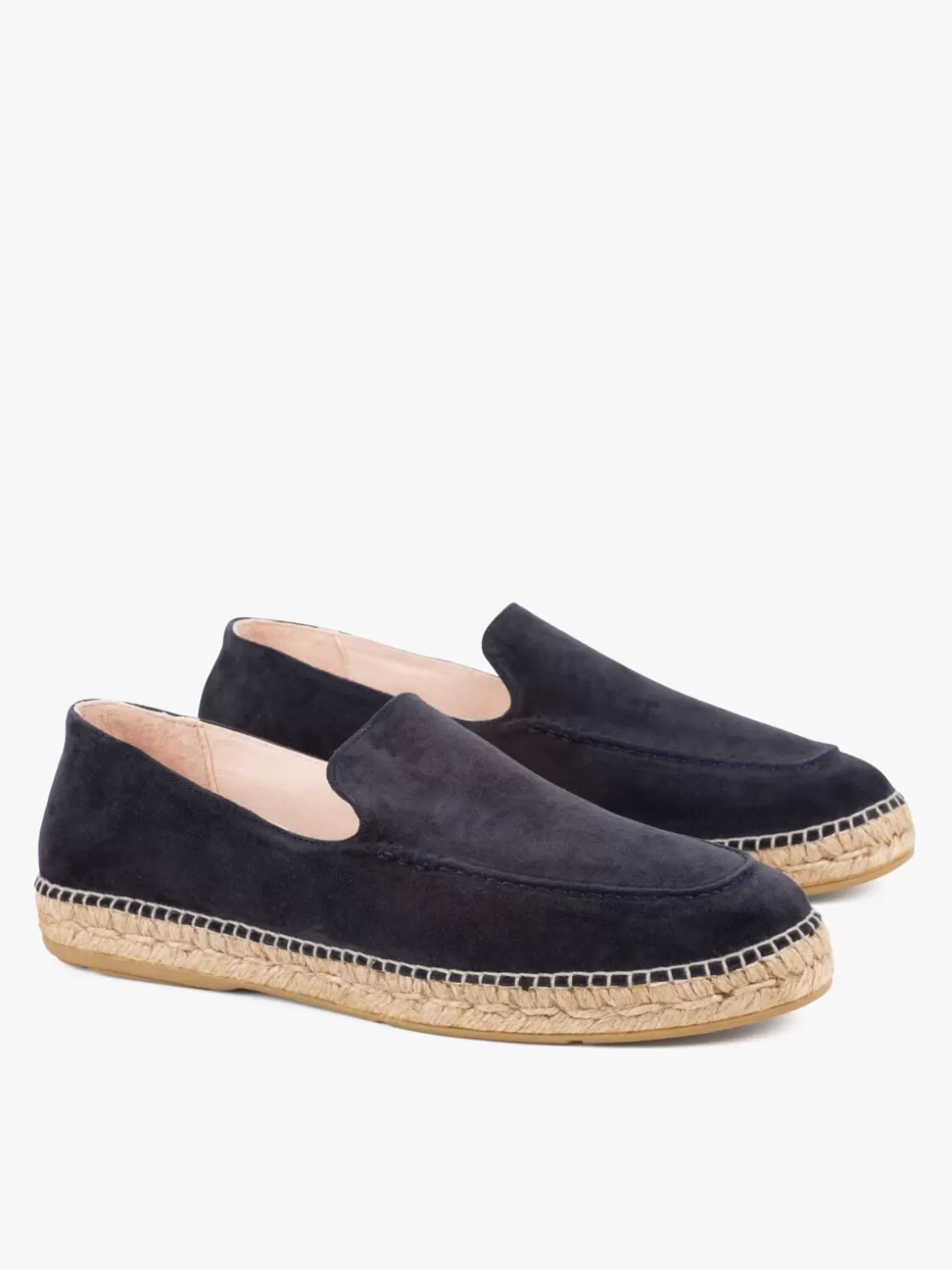 agnès b. Loafers & Derbies | Espadrilles & Sandals<Night Blue Kai Men's Suede Leather Espadrilles