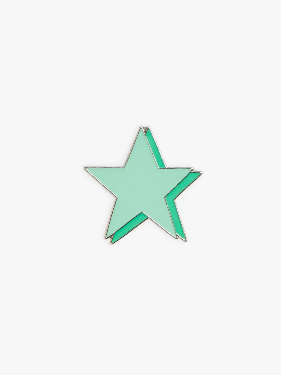 Women agnès b. Pins & Badges | Pins & Badges<Pale Green Iron Etoile (Star) Lapel Pin