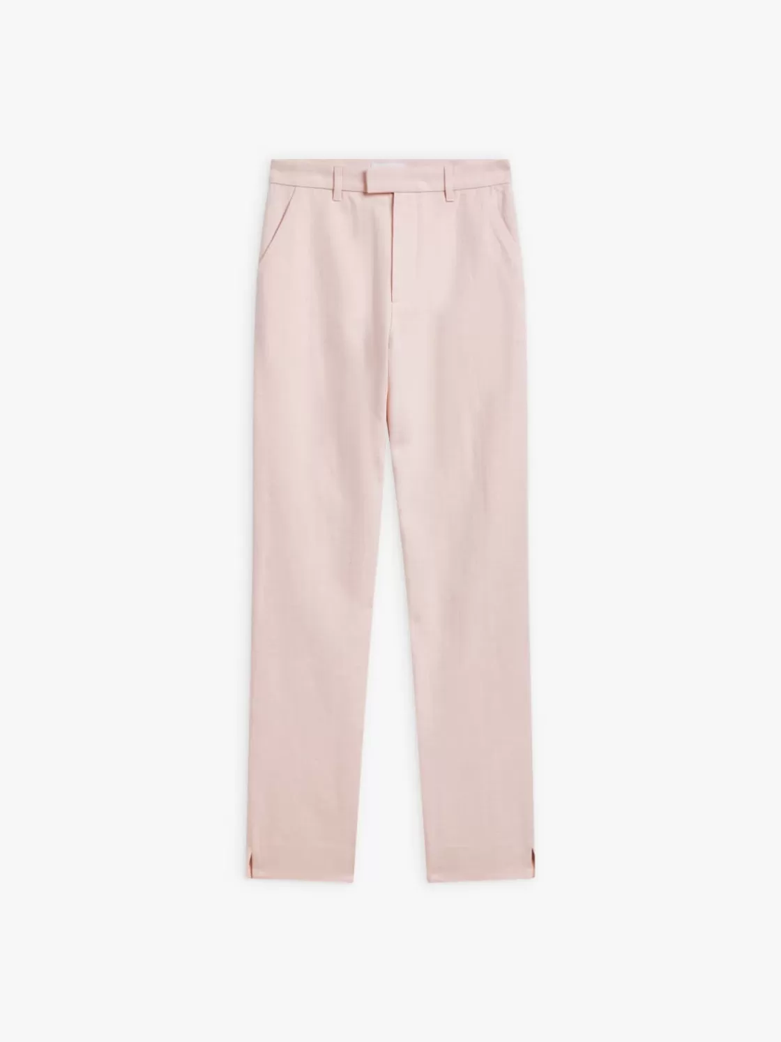 Women agnès b. Pants & Jeans<Pink Cotton Straight Fergie Pants