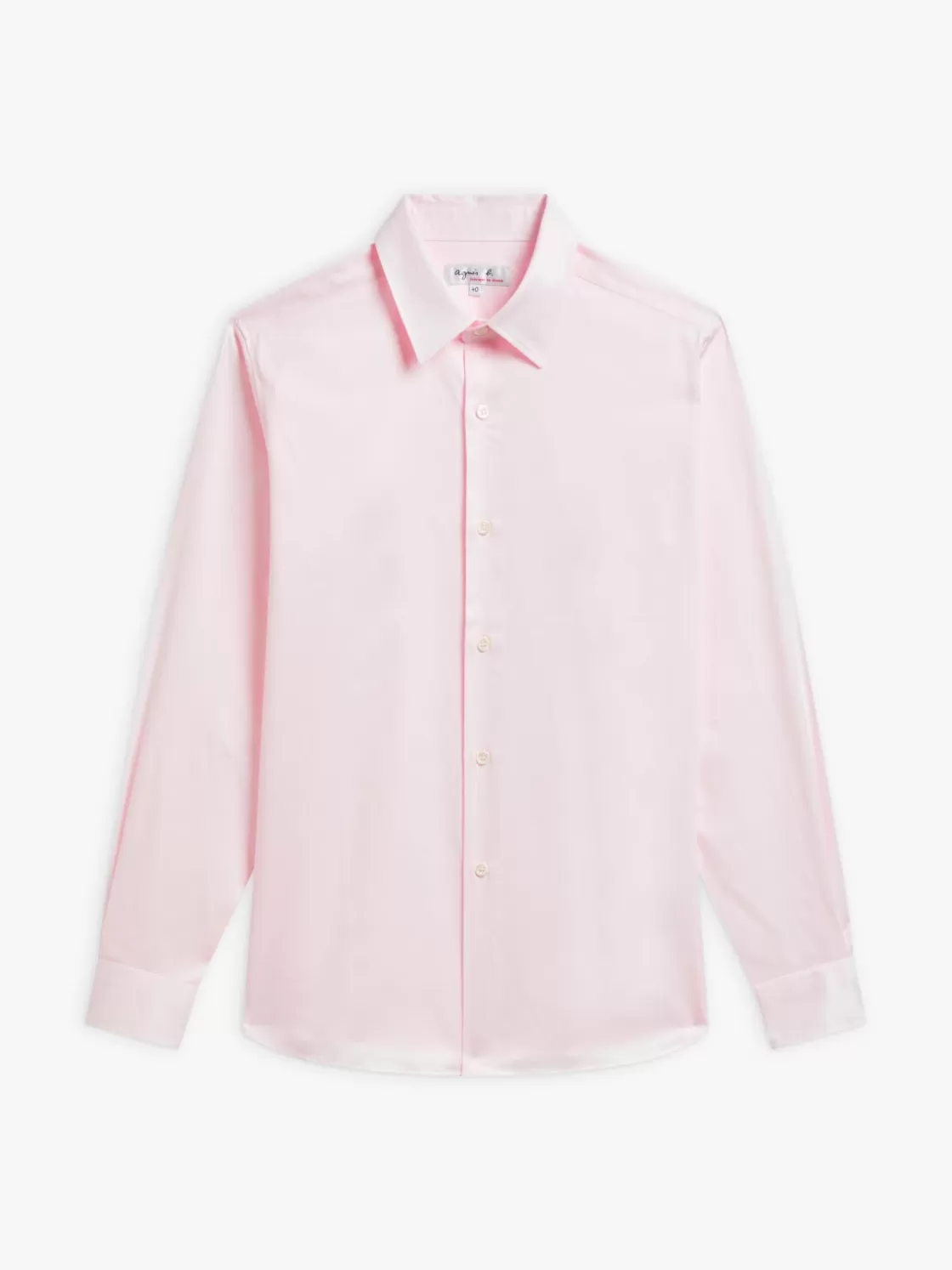 agnès b. Suits | Shirts<Pink Cotton Twill Andy Shirt