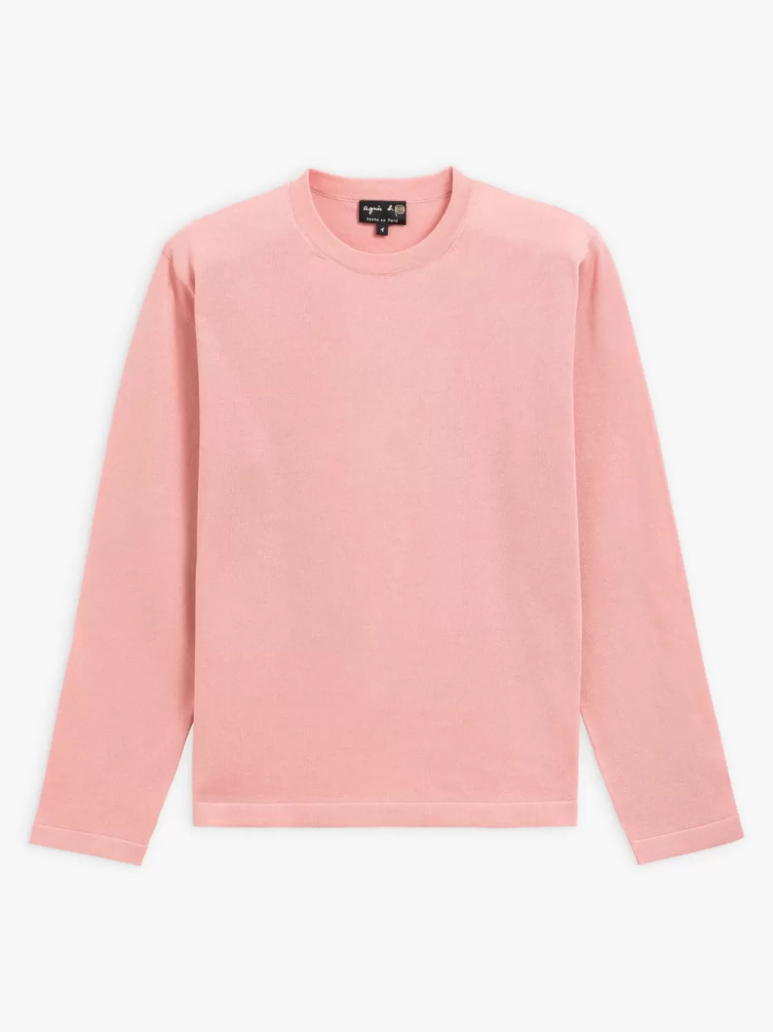 agnès b. Sweaters<Pink Park Cotton Pullover