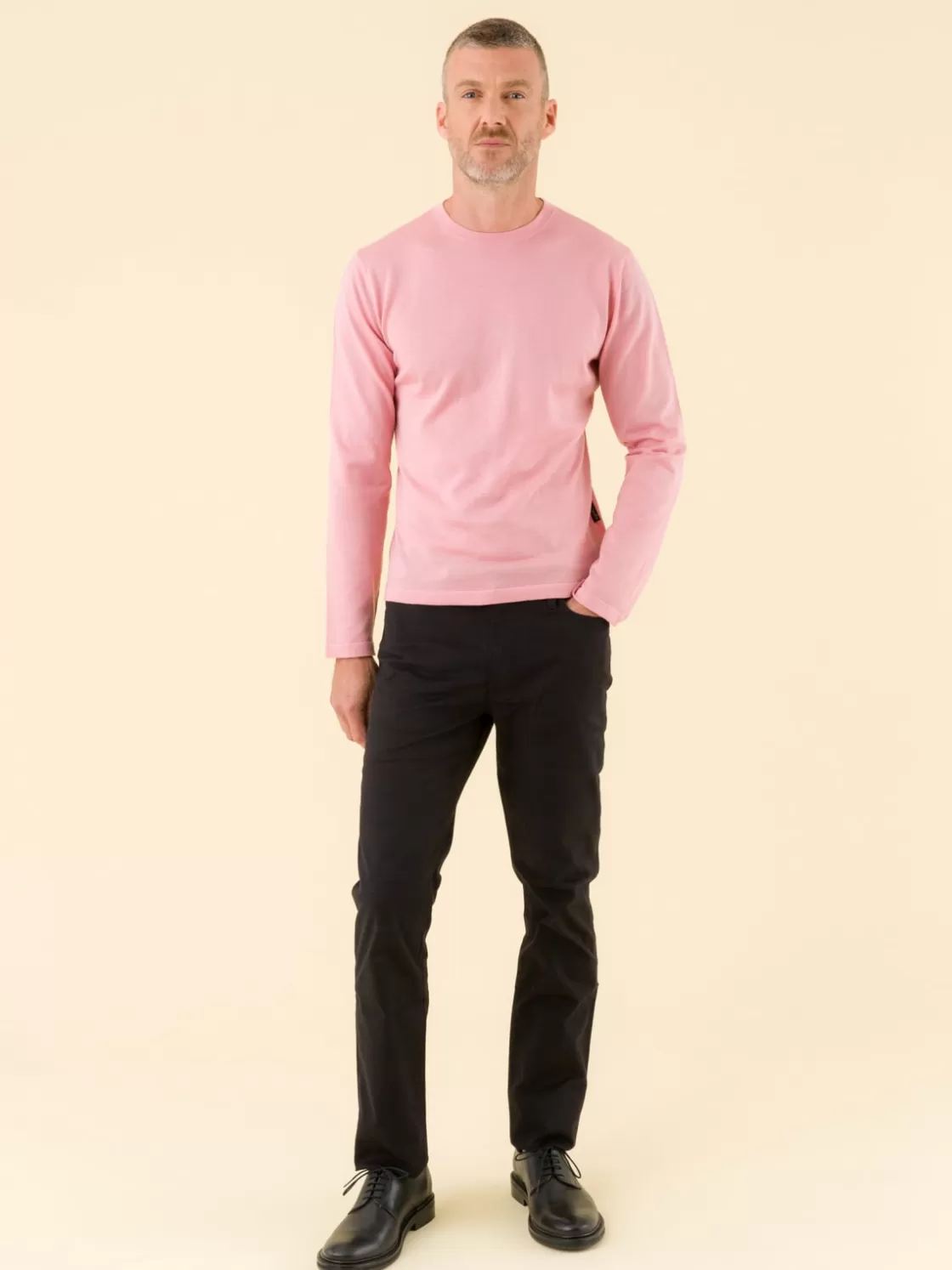 agnès b. Sweaters<Pink Park Cotton Pullover