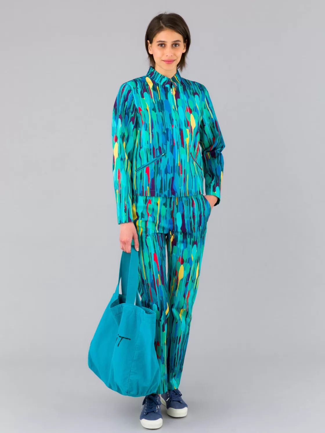 Women agnès b. Jackets & Coats<Printed Mambo Artist Jacket