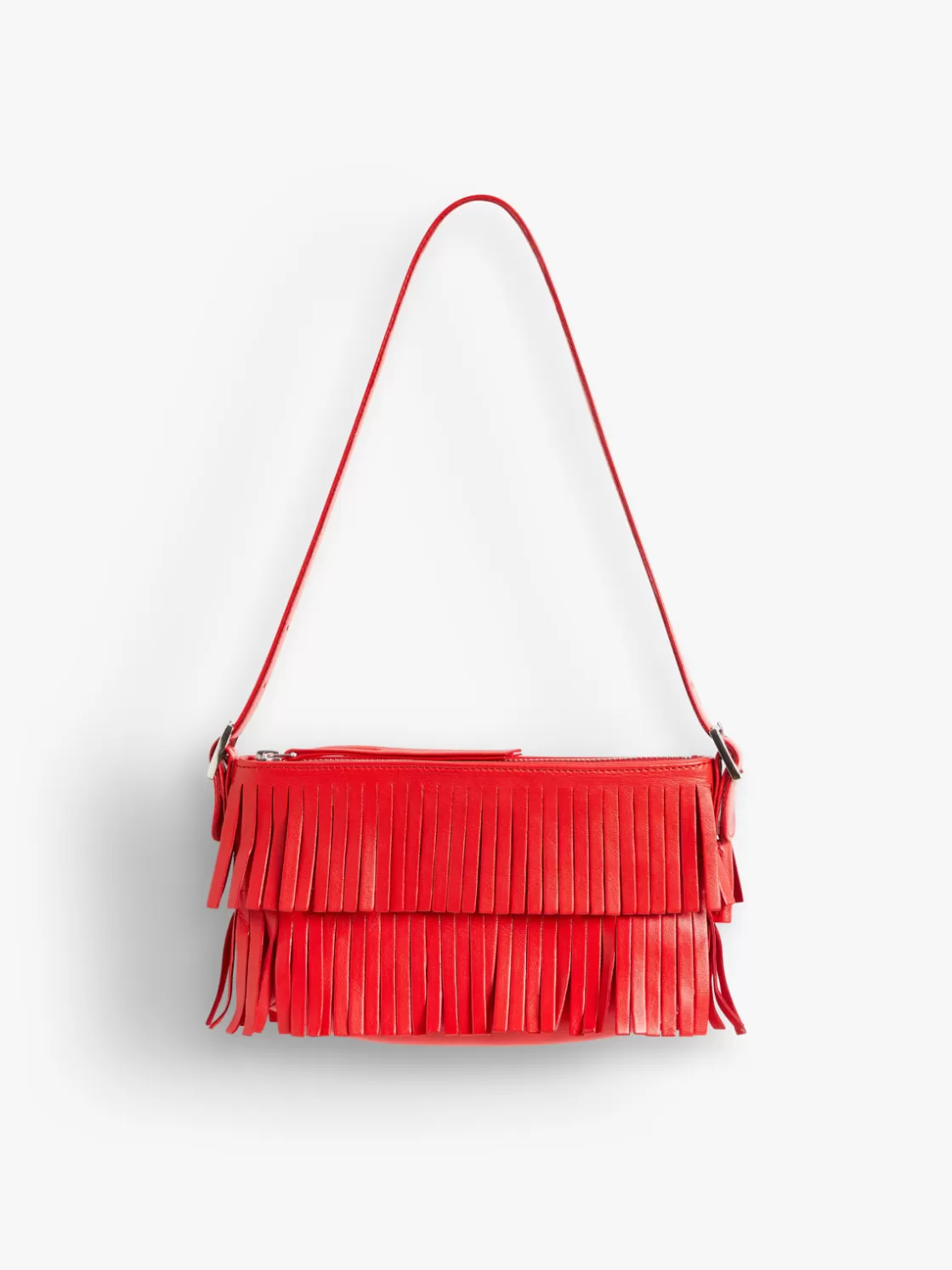 Women agnès b. Shoulder & Crossbody Bags | Handbags<Red Leather Carmen Clutch