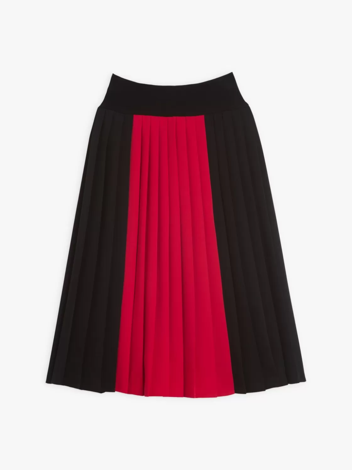 Women agnès b. Skirts & Shorts<Red Long Pleated Skirt