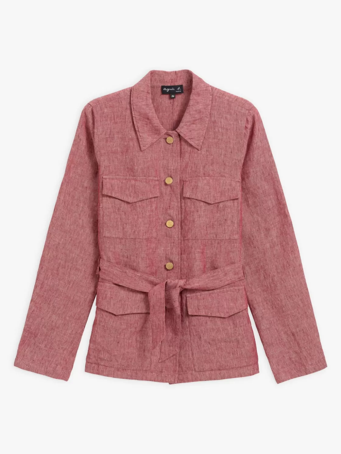 Women agnès b. Jackets & Coats<Red Marthe Jacket With Pockets