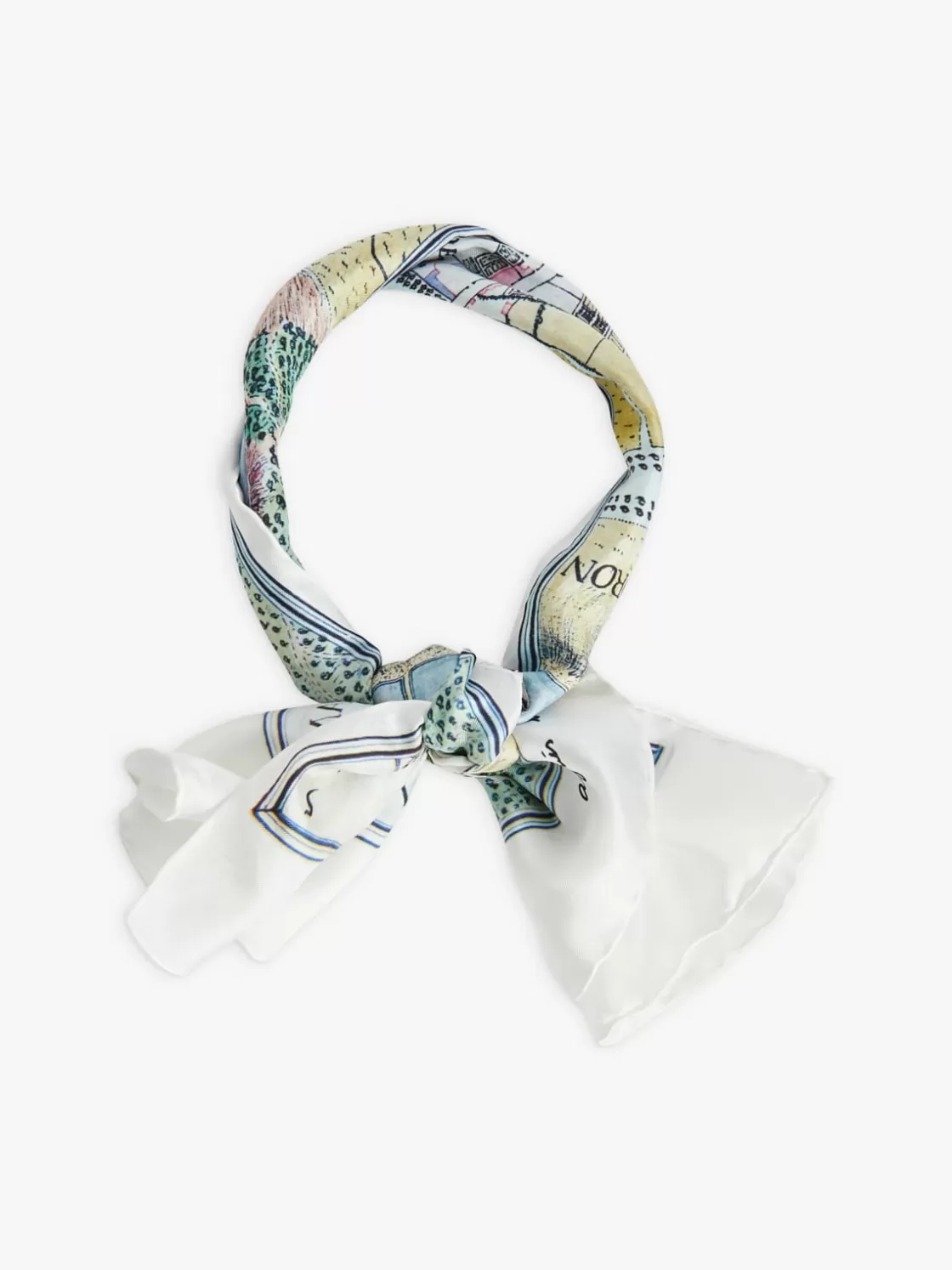 Women agnès b. Scarves<Silk Versailles Scarf