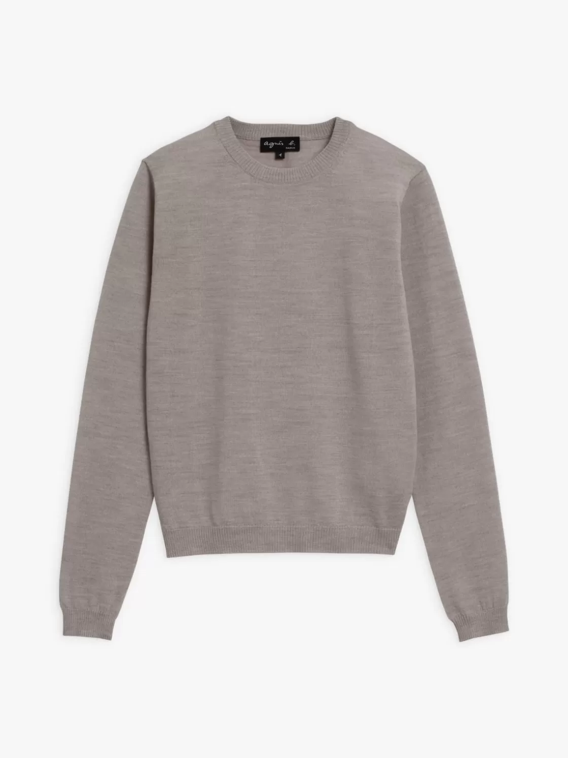 Women agnès b. Sweaters<Taupe Kylie Merino Wool Sweater