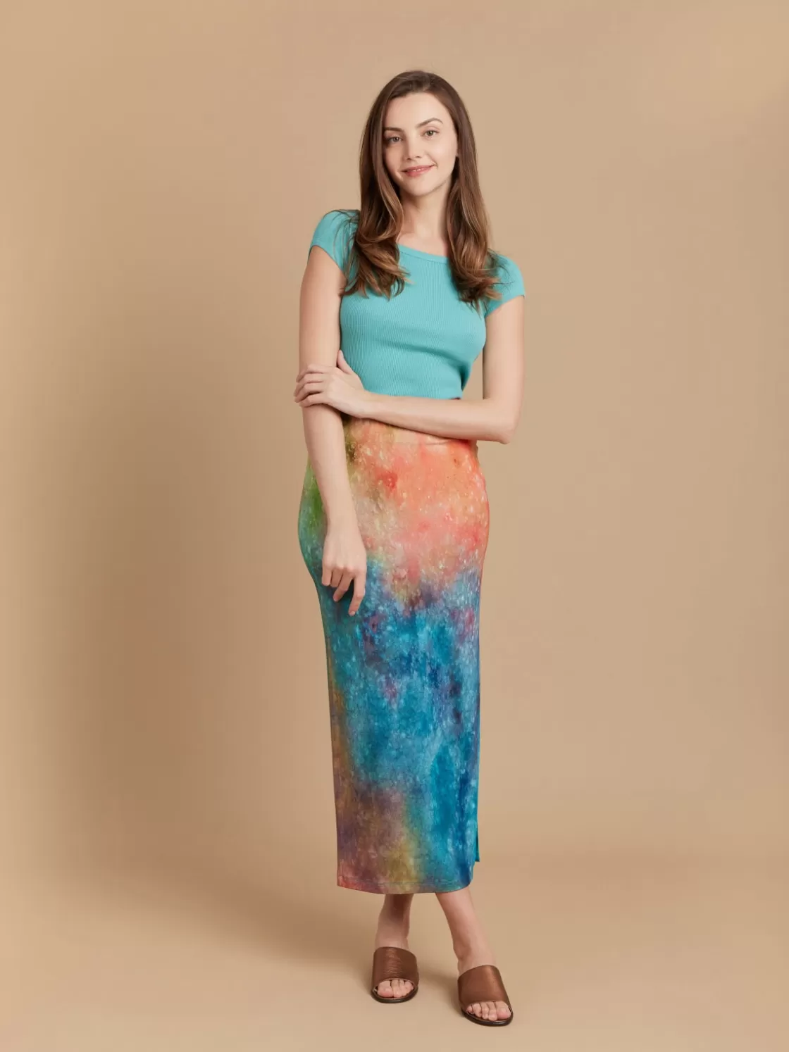 Women agnès b. Skirts & Shorts | Artist's Collection<Viscose Long Skirt Artist Ikon