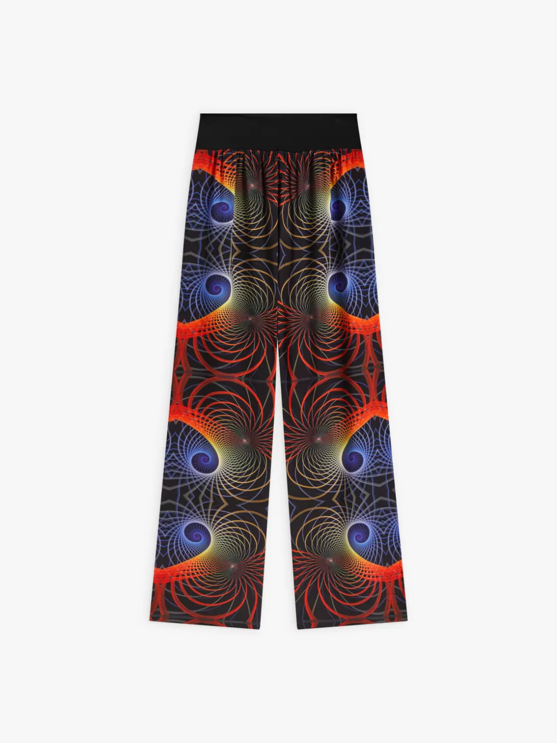 Women agnès b. Pants & Jeans | Artist's Collection<Viscose-printed Pants By Artist Ikon