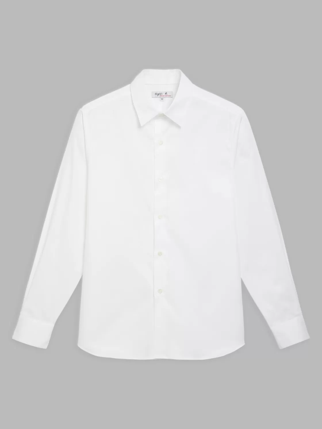 agnès b. Suits | Shirts<White Cotton Serge Andy Shirt