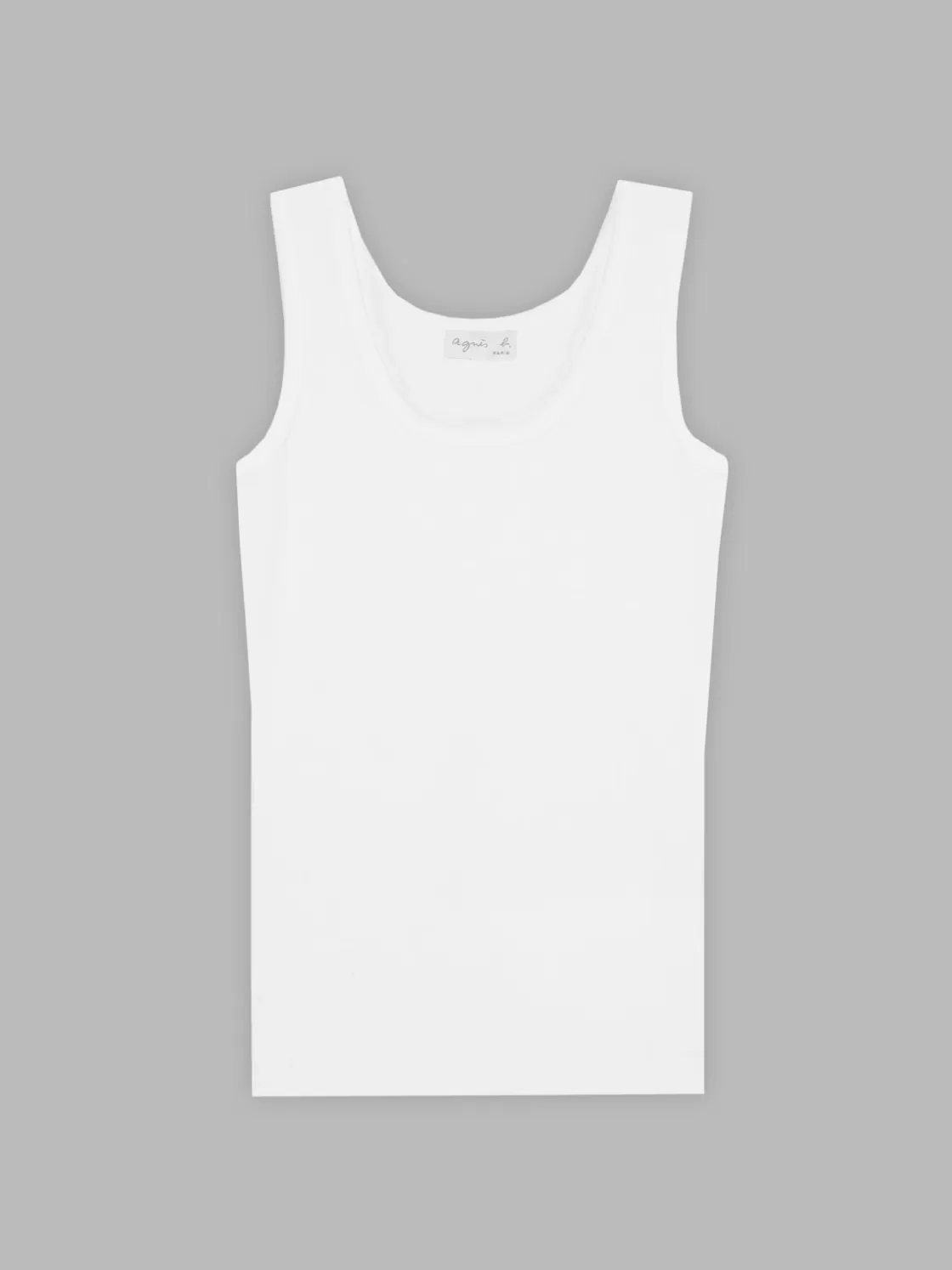 Women agnès b. T-Shirts & Tank Tops<White Gaston Tank Top