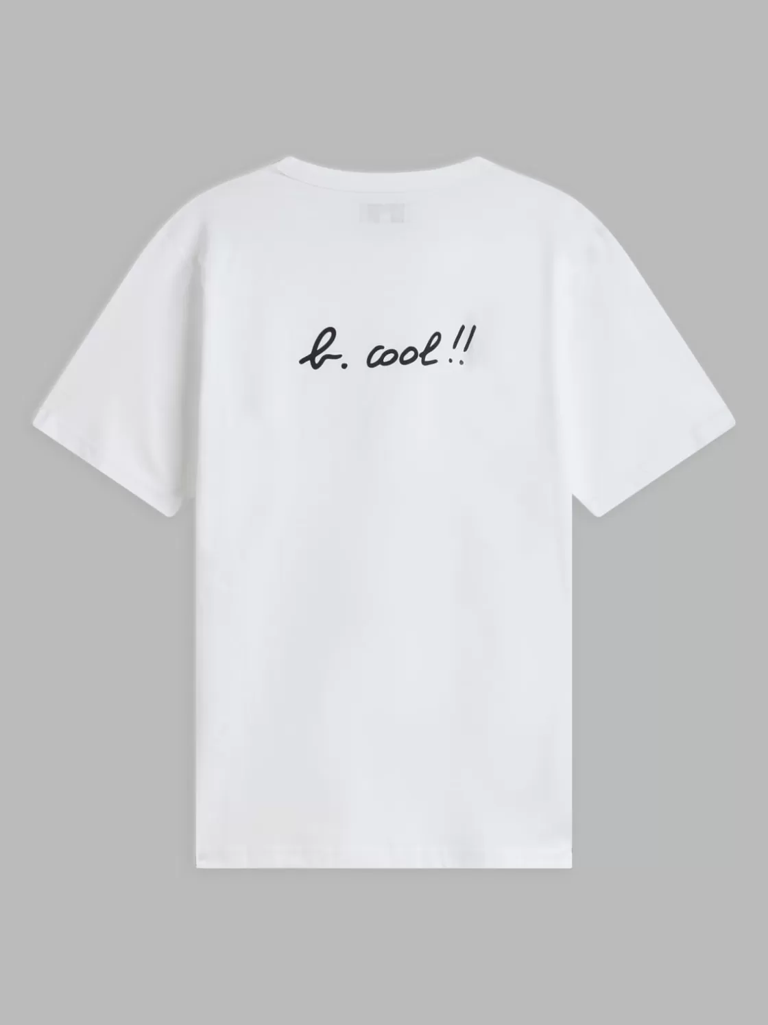 Women agnès b. T-Shirts & Polos | T-Shirts & Tank Tops<White Le Mixte "b. Cool" Unisex Cotton Jersey T-shirt