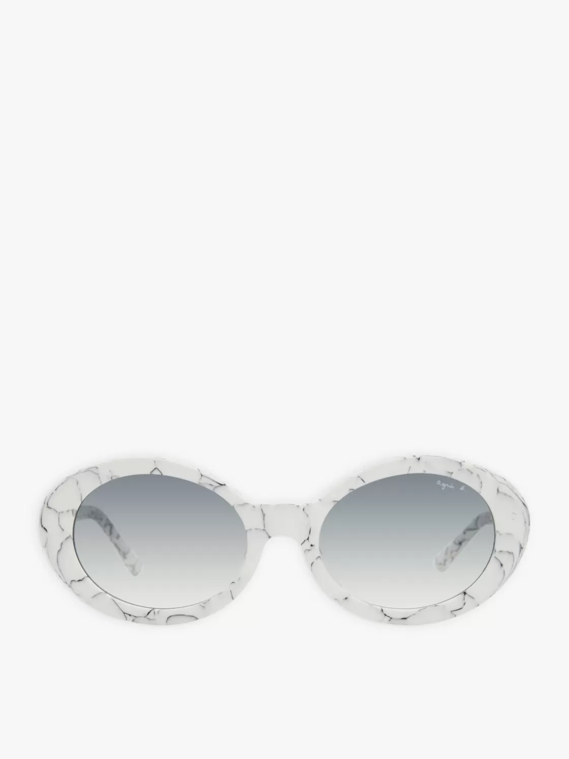 Women agnès b. Sunglasses<White Romy Marble Sunglasses