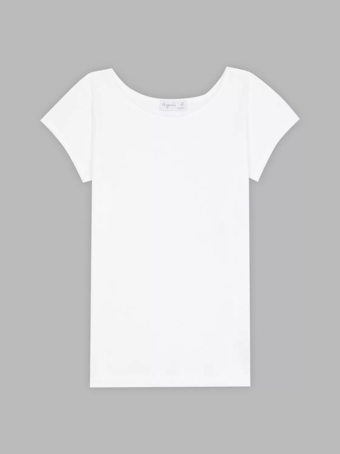 Women agnès b. T-Shirts & Tank Tops<White Short Sleeve Australia T-shirt