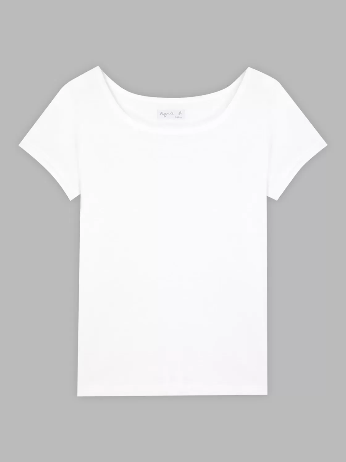 Women agnès b. T-Shirts & Tank Tops<White Short Sleeve Le Chic T-shirt