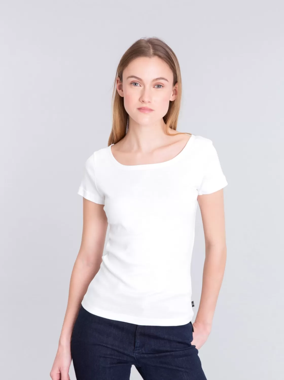 Women agnès b. T-Shirts & Tank Tops<White Short Sleeve Le Chic T-shirt